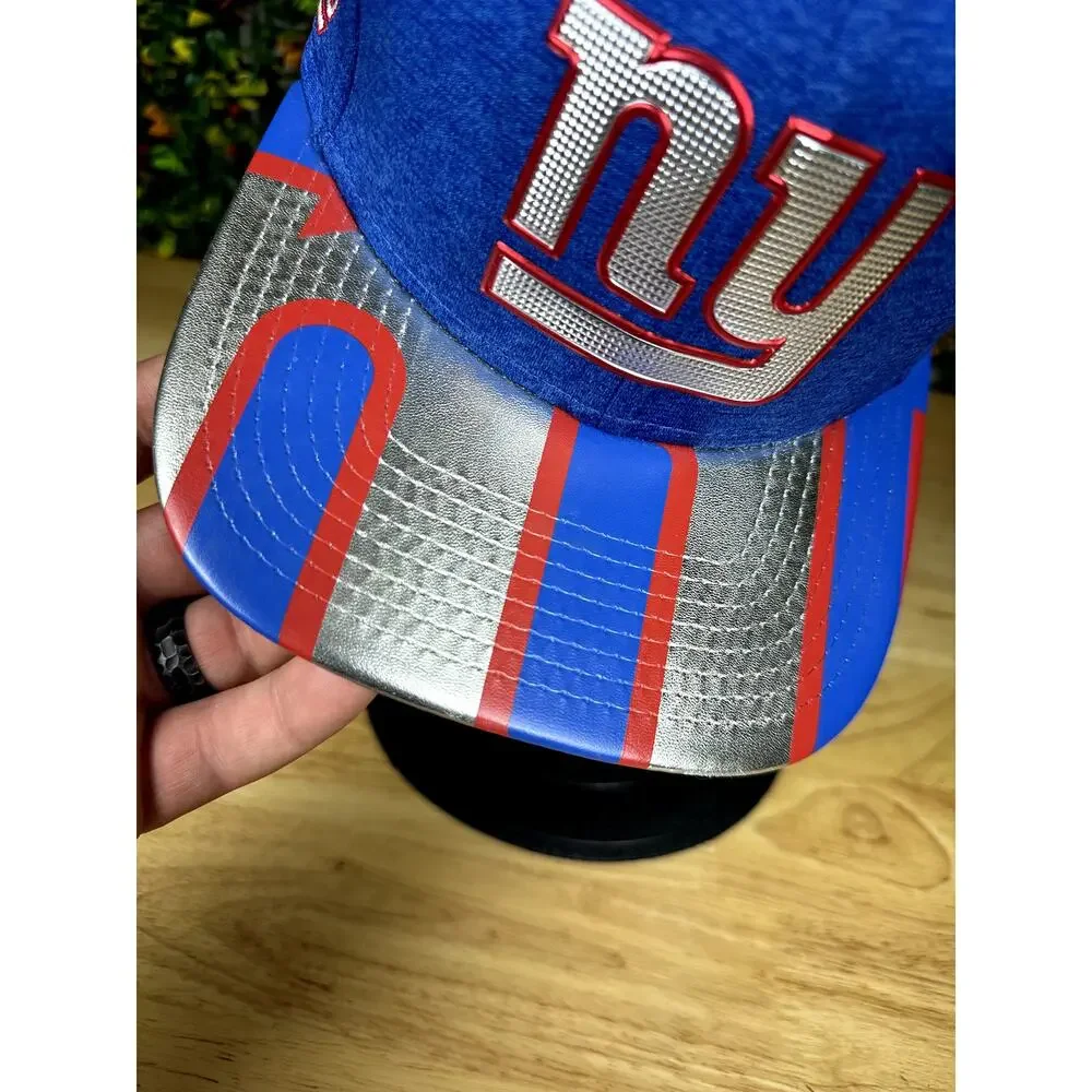 New York Giants NFL Draft 2017 New Era 9Fifty Snapback Hat NY‎ Blue Red Silver